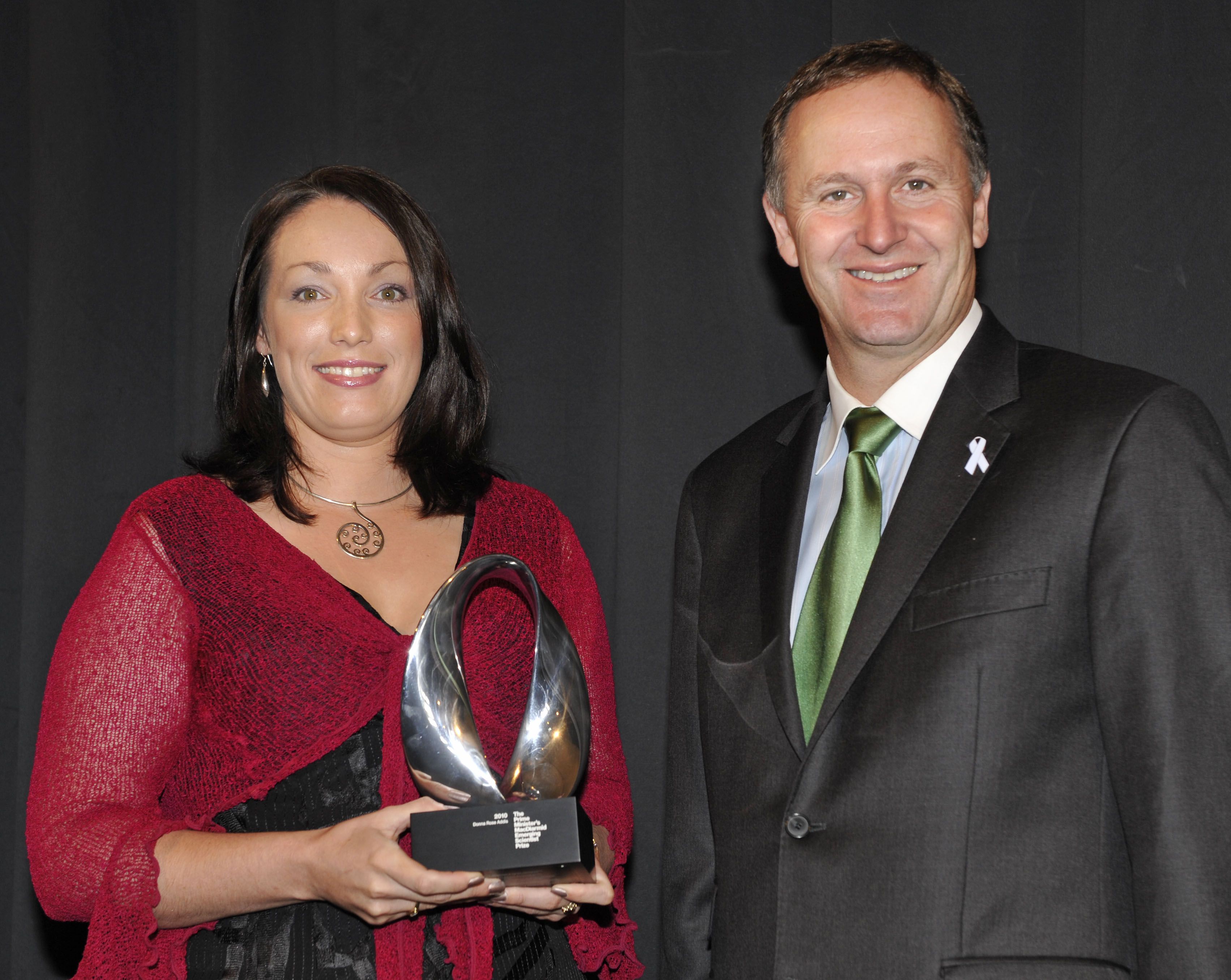 Image: The Prime Minister’s MacDiarmid Emerging Scientist Prize 2010
